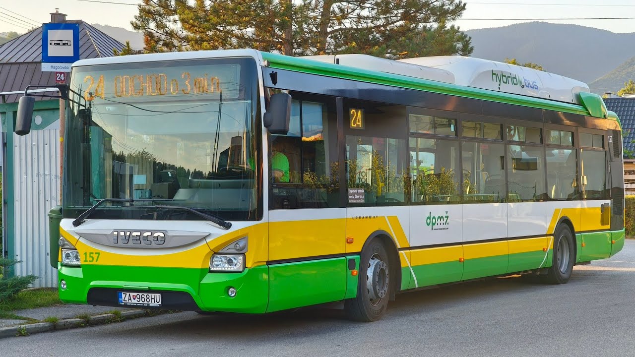 Iveco Urbanway 12M Hybrid • ZA-968HU, #157 • DPMŽ | MHD Žilina