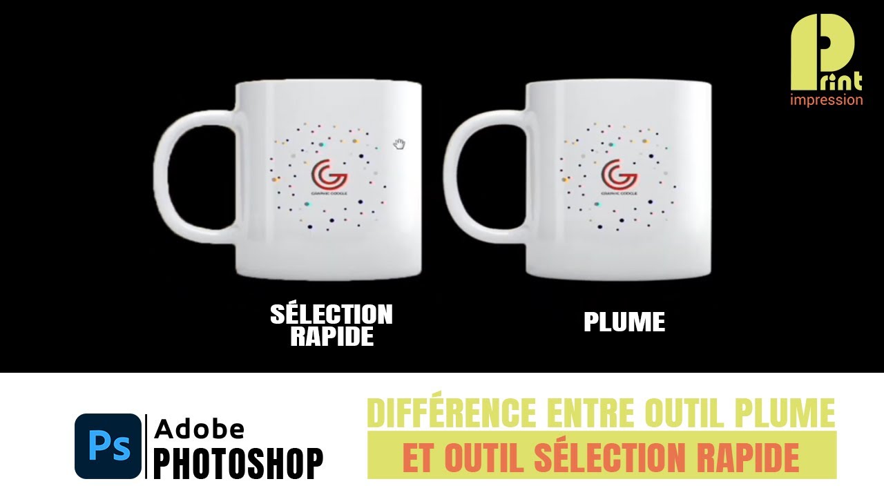 Outil plume et sélection rapide