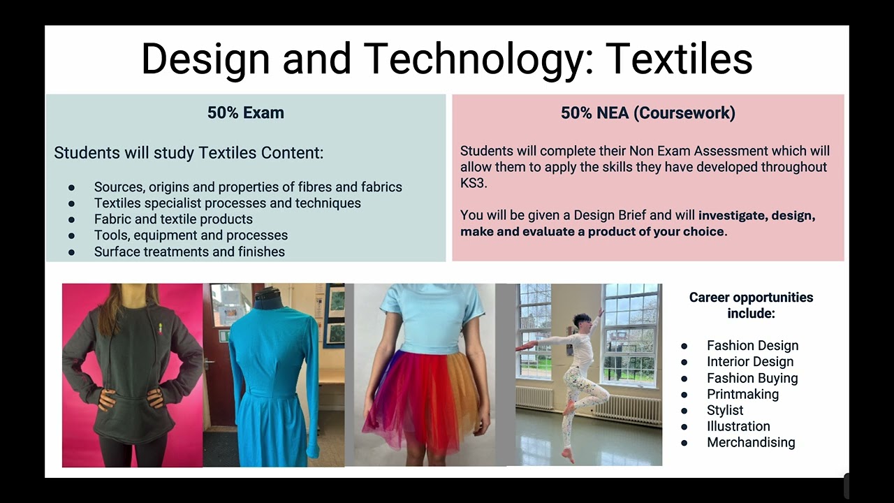 Design and Technology   GCSE options