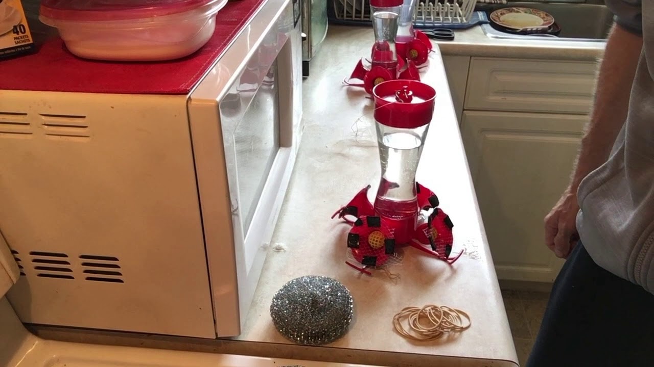 Bee Proofing a Hummingbird Feeder