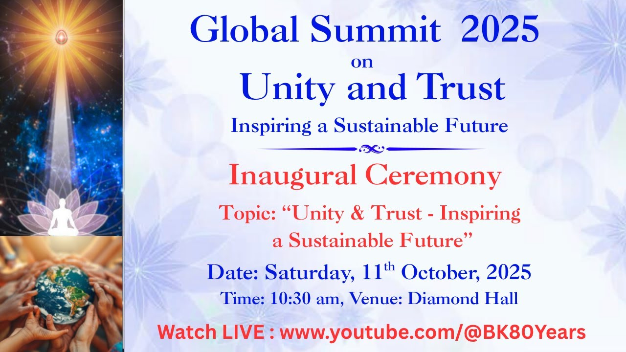 LIVE: Inaugural Ceremony | Global Summit 2025 on Unity & Trust | 11/10/2025, 10.30 AM
