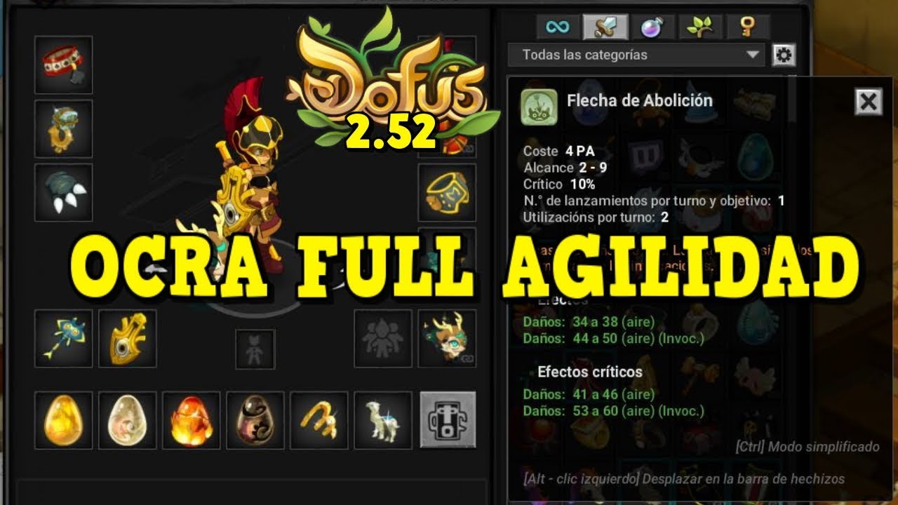 [DOFUS 2.52] ME ENCANTA EL OCRA DE AGILIDAD | Koliseos 1vs1 - Kuyvros-yt