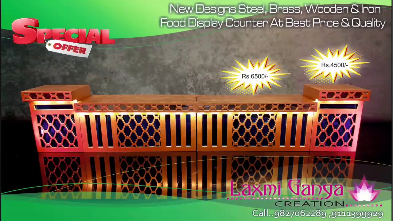 Catering display counter