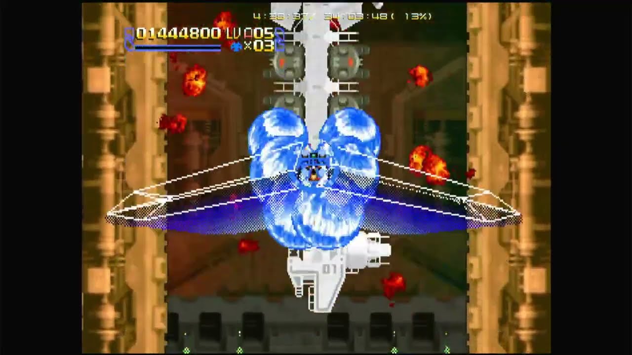 Radiant Silvergun - Arcade Mode 1CC (Normal, Stage 2 route) - 13mil