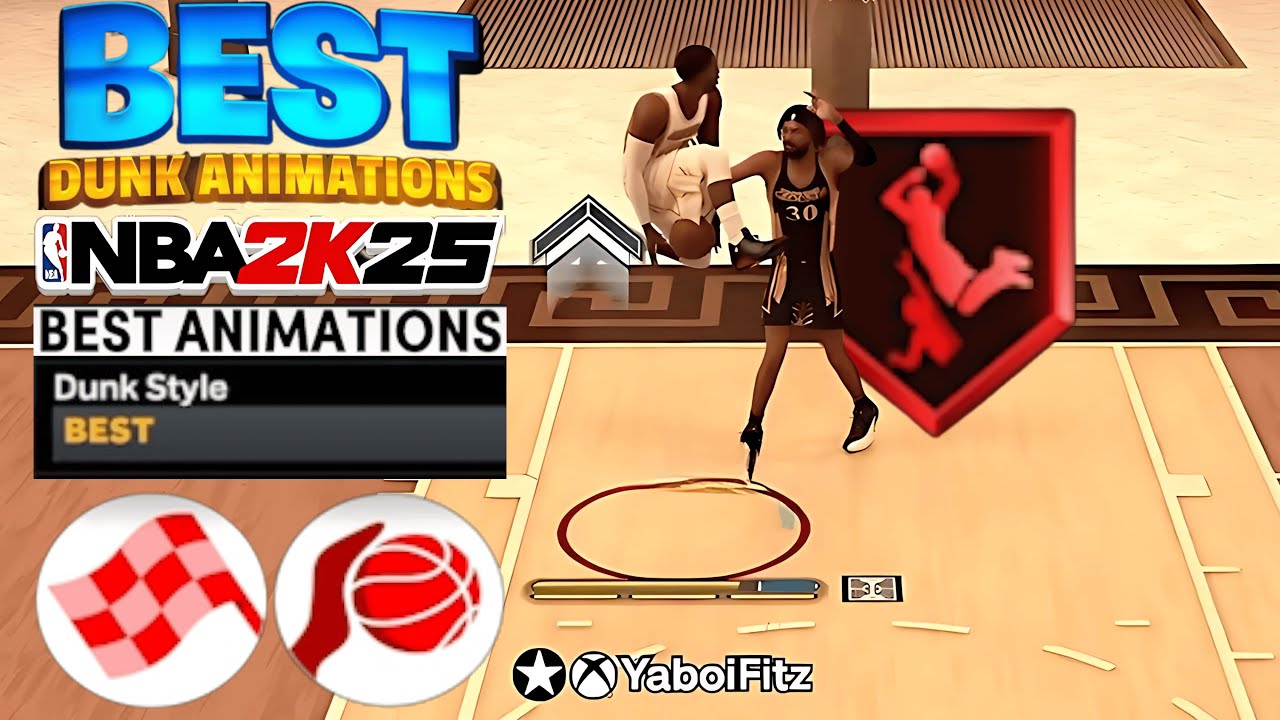 BEST NBA 2K25 DUNK PACKAGES • BEST SLASHER ANIMATIONS/DUNK STYLE for EVERY BUILD