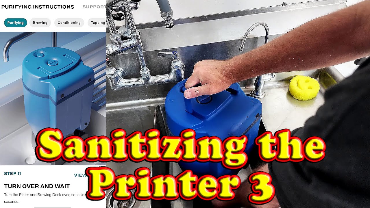 How to clean the Pinter 3 in detail - Sanitizing your Pinter