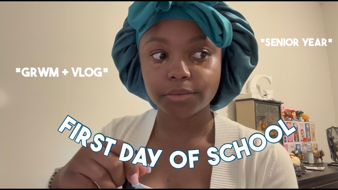 First Day of Senior Year *grwm + mini vlog*