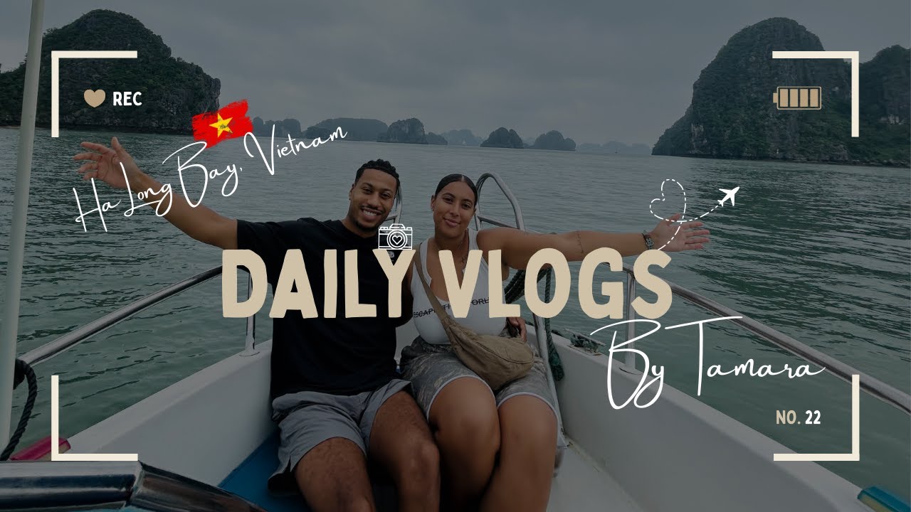 A Day Trip to Ha Long Bay, Vietnam 🌊 - Vlog No. 21