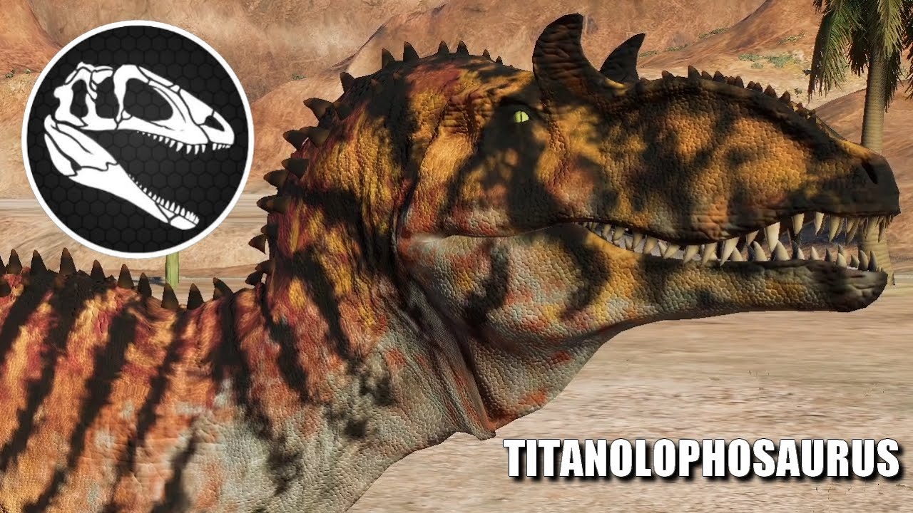 2 Titanolophosaurus vs 2 Giganotosaurus - JWE 2 Mods (4K 60FPS)