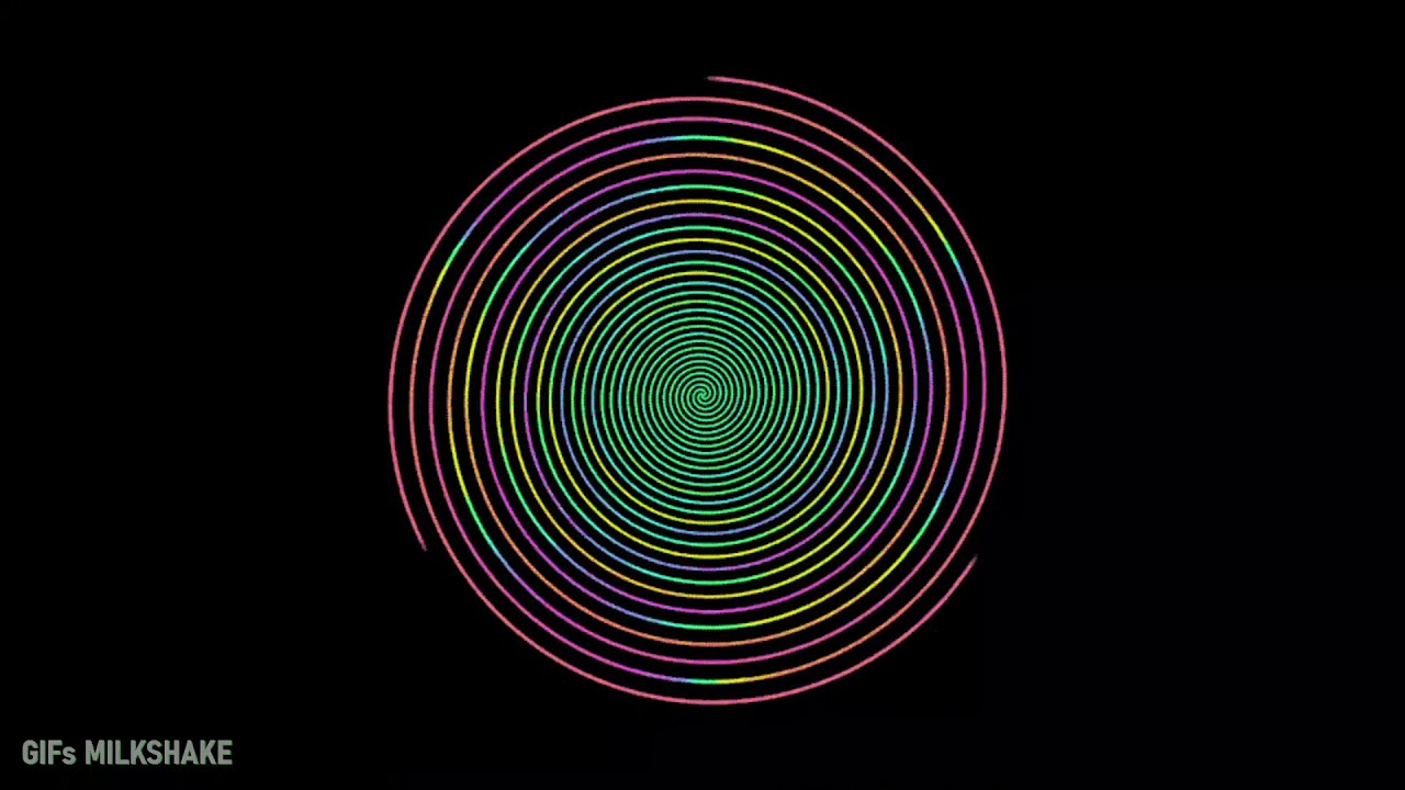 Hypnotic Spiral Background &bull; Loop HD Screensaver 🔇