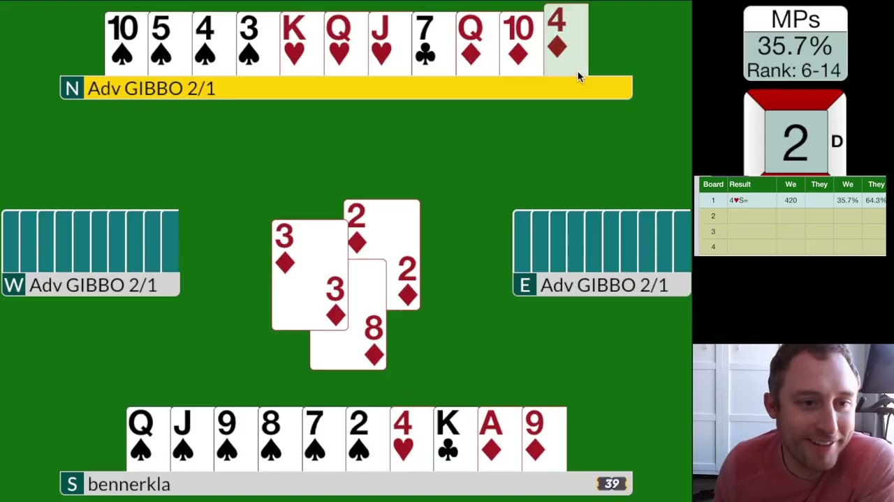 Bridge Instant Tournament - trial run
