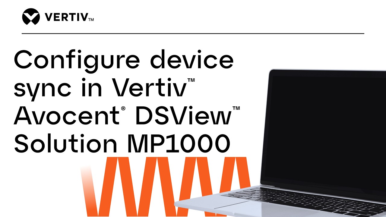 Настройка синхронизации устройств в решении Vertiv™ Avocent® DSView™ MP1000