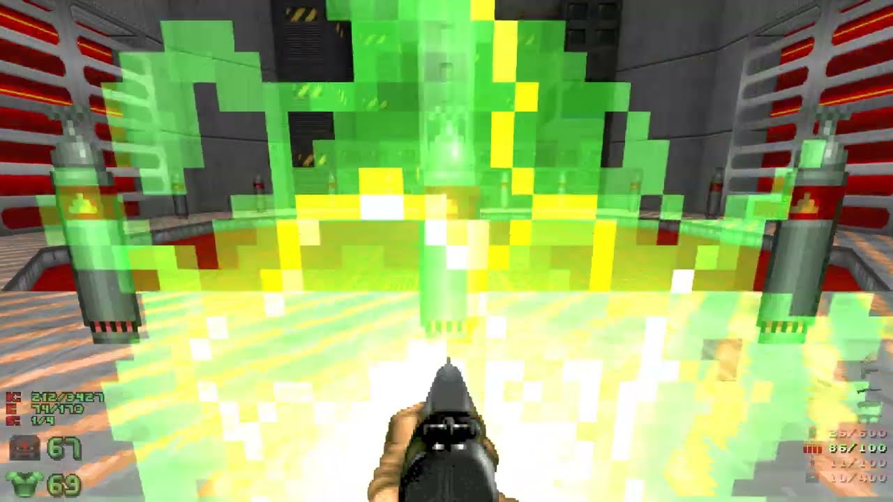Doom II. Malevolence: Episode 1. M10. GzDoom 4.14.2, UV difficulty. Part 7.
