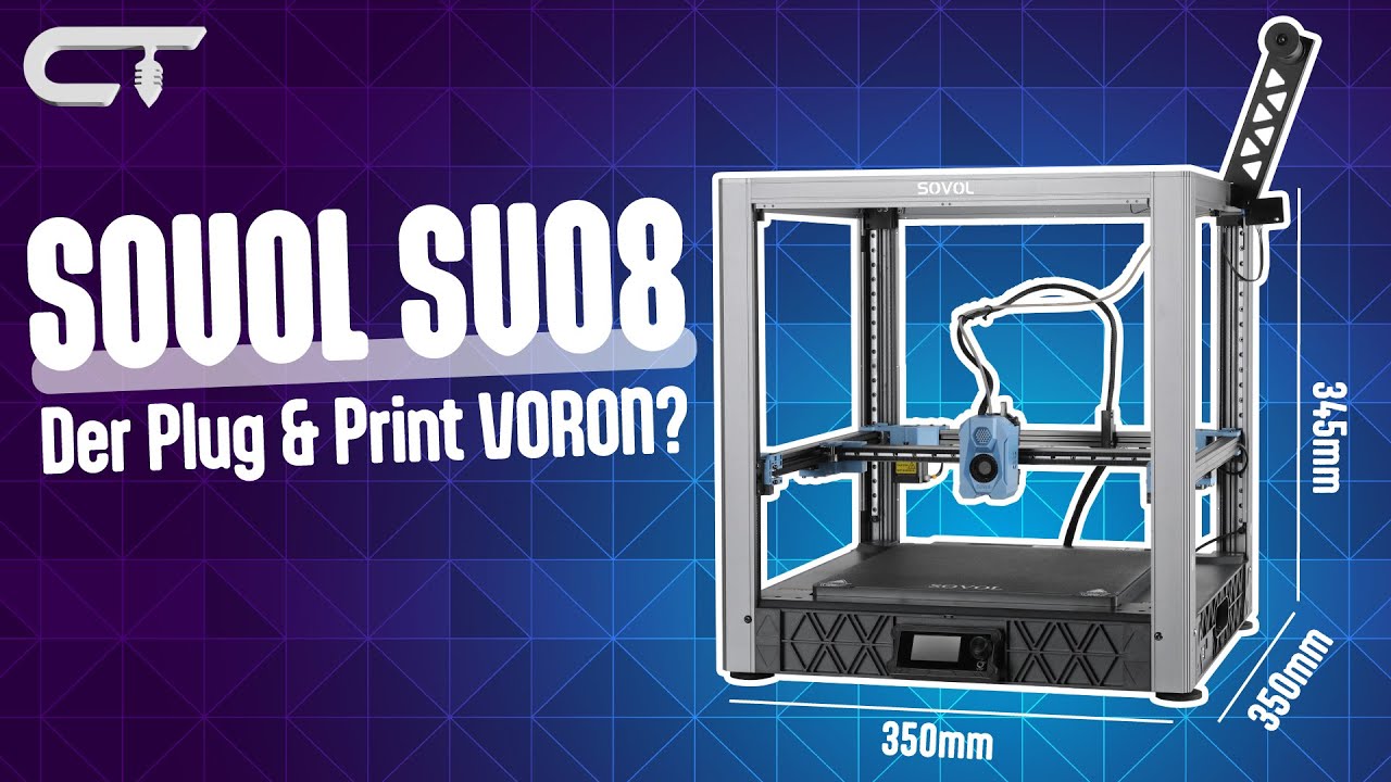 3D Druck Preistipp 2024? Sovol SV08 - Kurzvorstellung und Einrichtung.