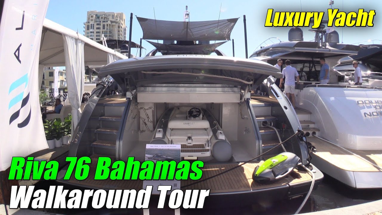Italian Beauty !!! 2021 Riva 76 Bahamas