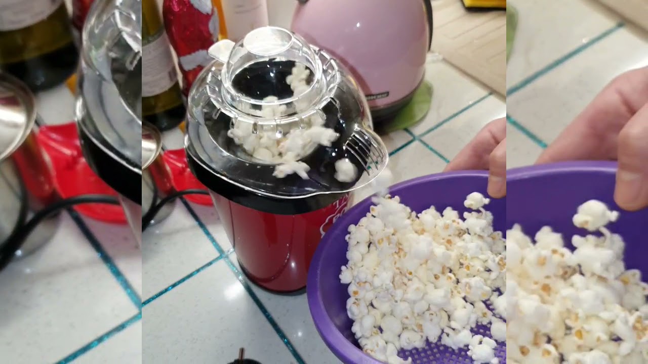 Portable Electric Popcorn Maker Home Mini Diy Corn Maker Hot Air Popcorn