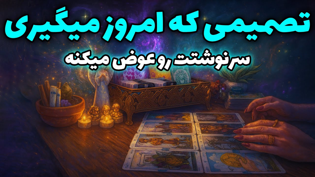 میترا تاروت - تصمیمی که امروز میگیری سرنوشتت رو عوض میکنه💌 فال امروز راهو نشون میده✨