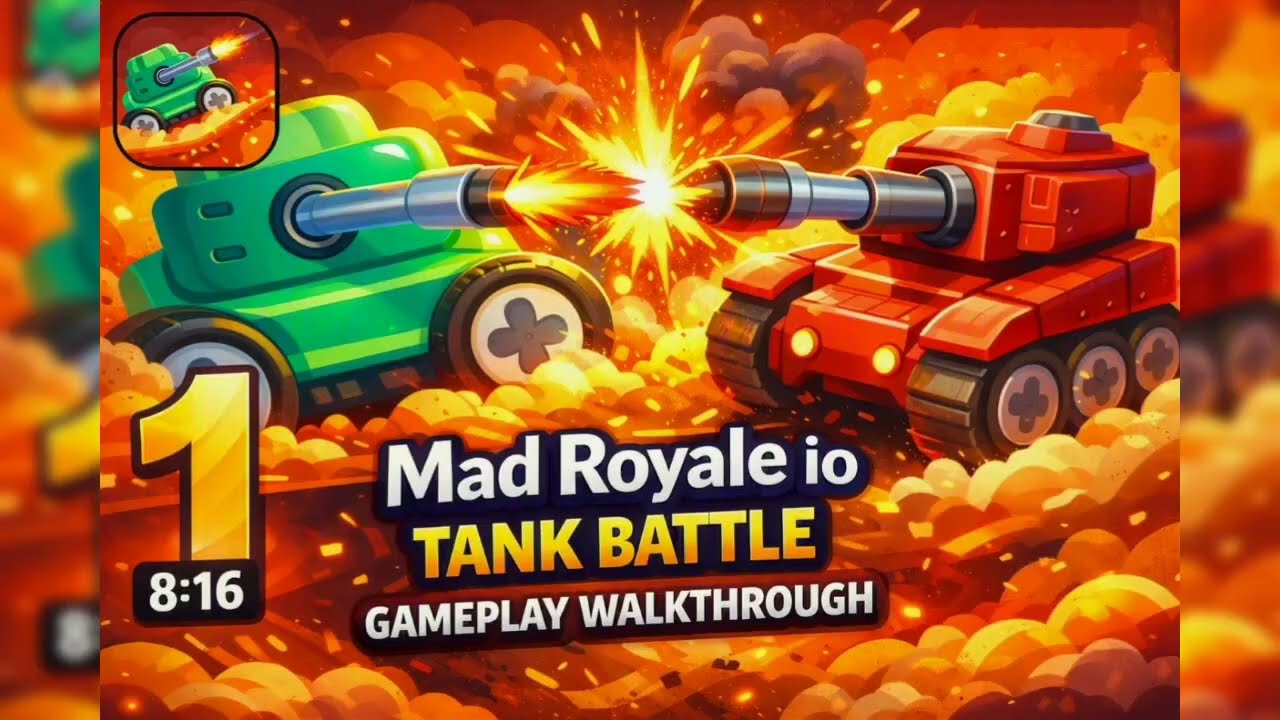 Mad Royale.io &ndash; Epic Tank Battle Gameplay (Part 1)