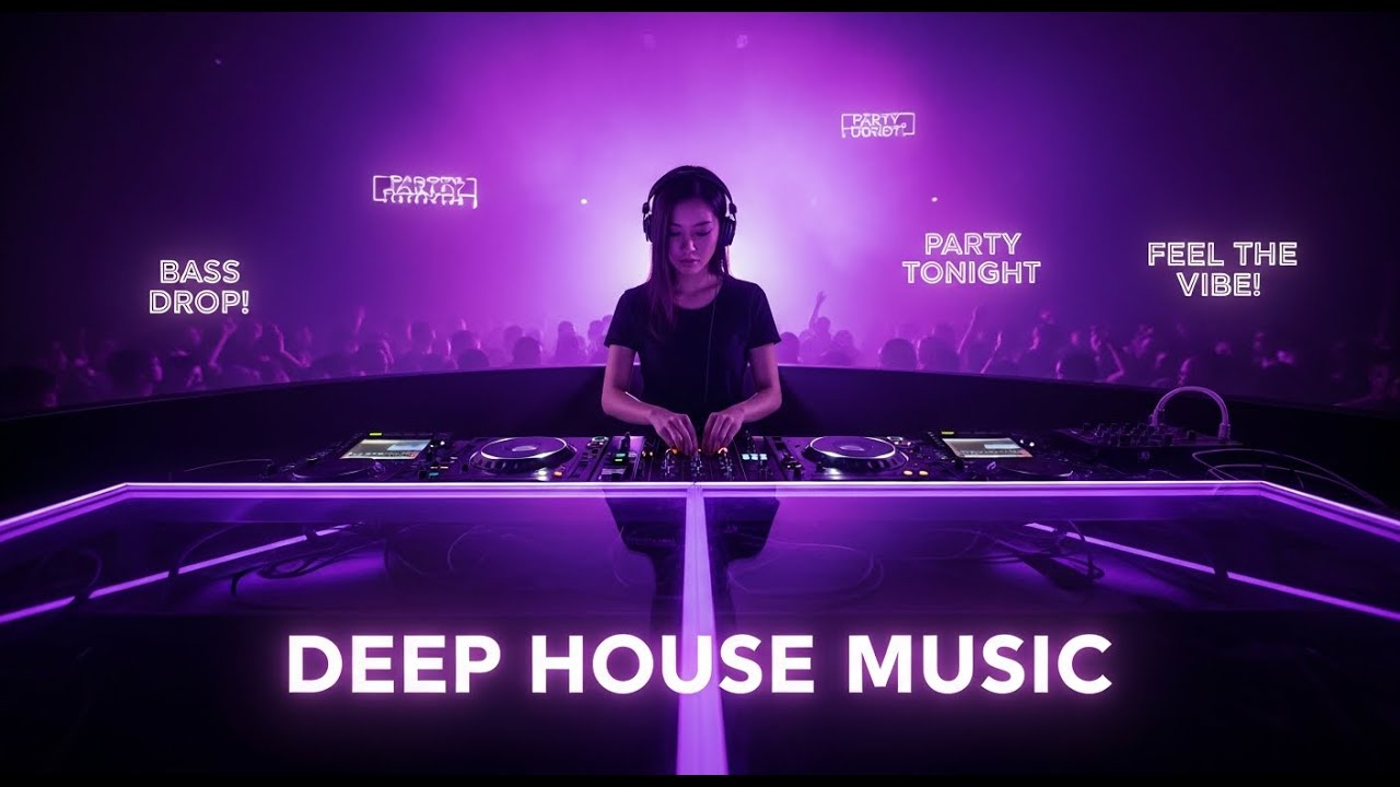 Deep House Music Night Groove 🎶 Deep Rhythm and Urban Mood