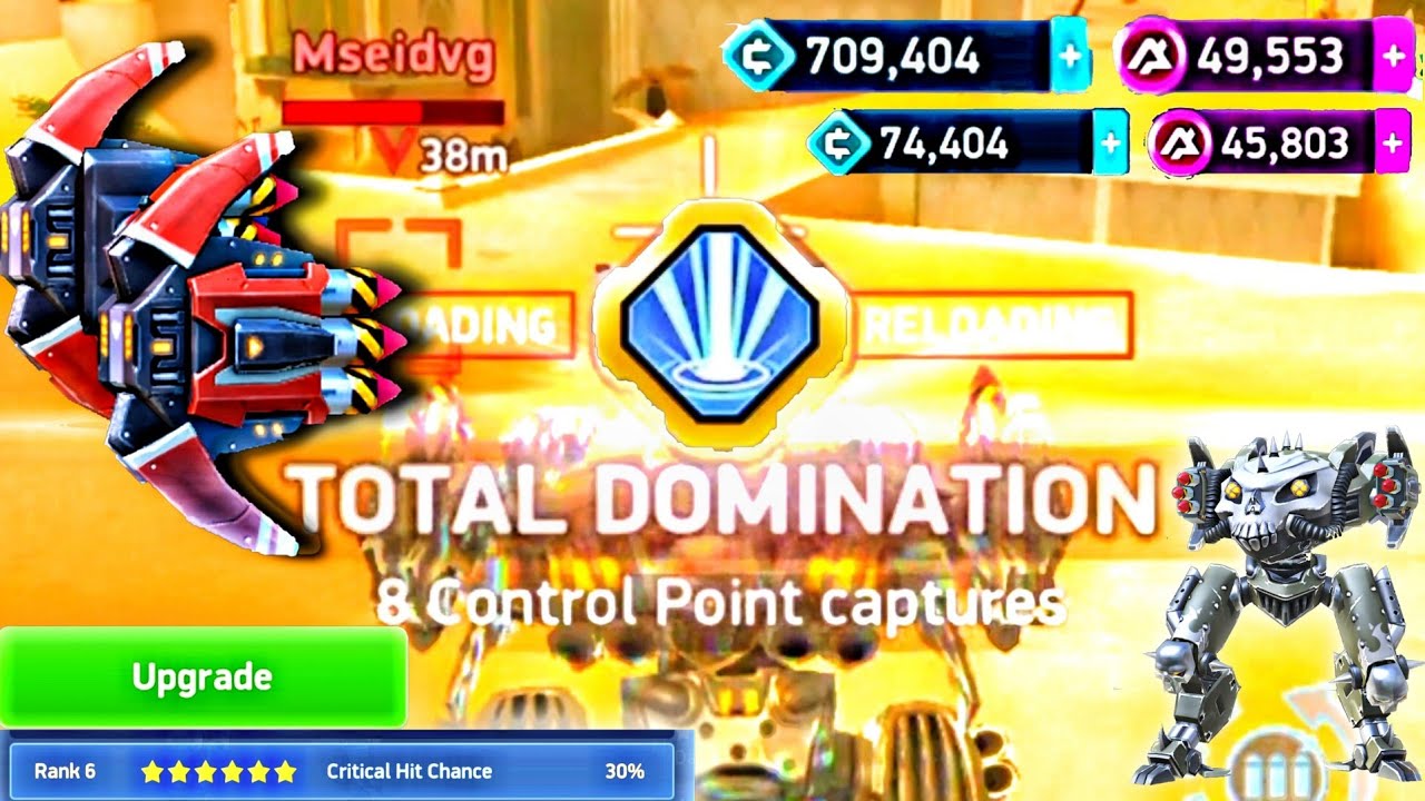 Mech Arena: Robot Showdown⚡Total Domination | Javelin 6 Rank Upgrades