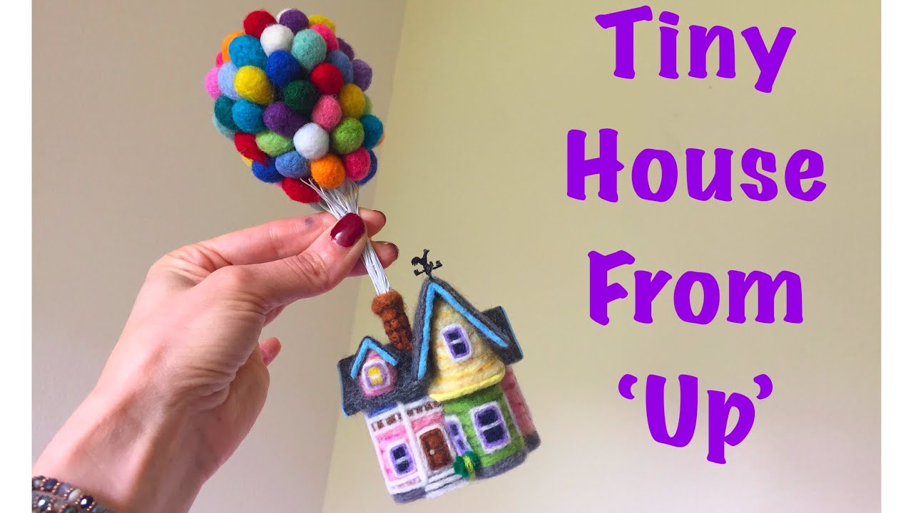 Miniature House From Disney’s ‘Up’ - Made From Wool - DIY - Tutorial - The Wishing Shed