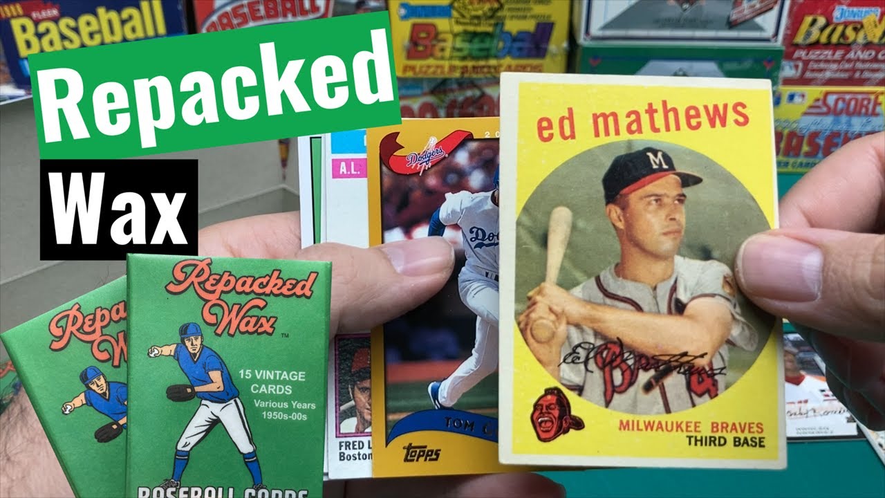 Repacked Wax Box Break - Vintage Baseball Cards