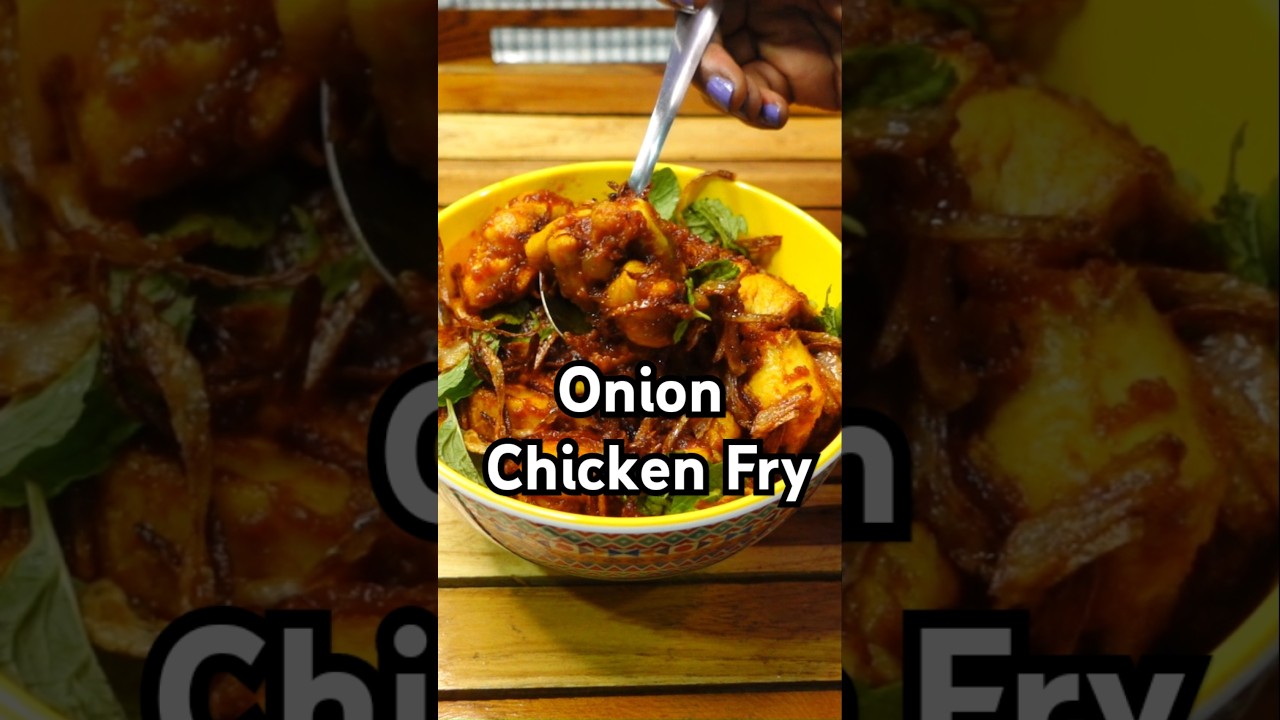 Onion Chicken Fry#food #recipe #indianrecipe #shorts #shortvideo #shortsfeed #ytshorts #youtube
