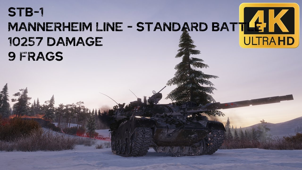 STB-1 10,3k damage 9 frags on Mannerheim Line - World of Tanks