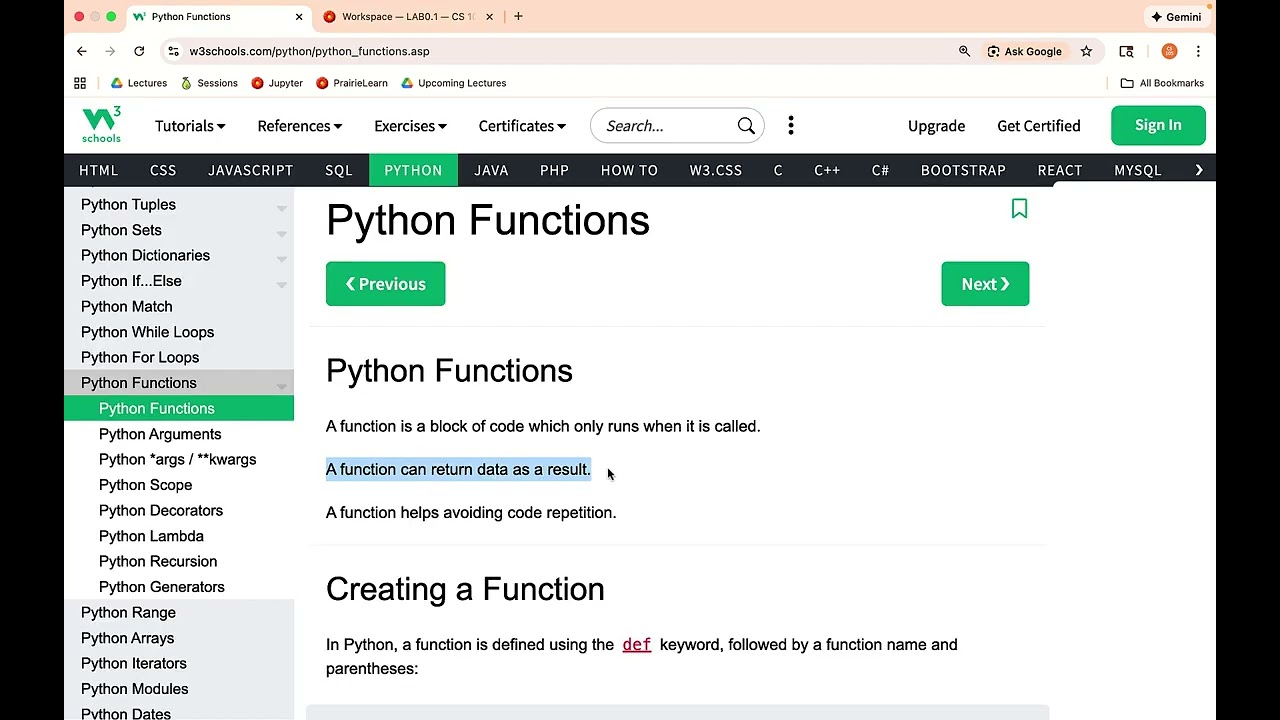 Функции, не принимающие аргументов (курс CS105 в UIUC)