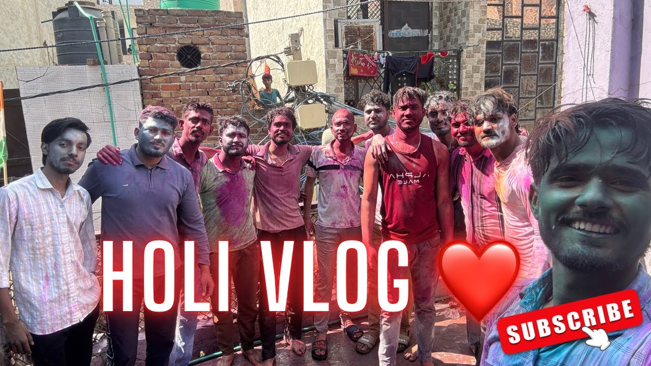 Holi Vlog ❤️ #subscribe #vlog #happyholi #holi #holispecial #shorts 