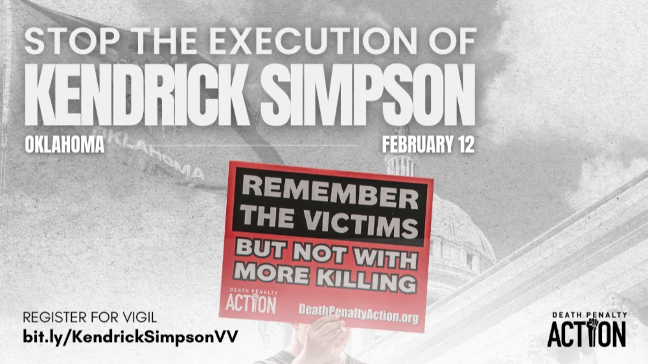 Execution Vigil for #KendrickSimpson