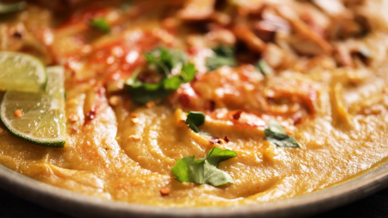 Spicy Parsnip and Sweet Potato Soup - Its super comforting soup