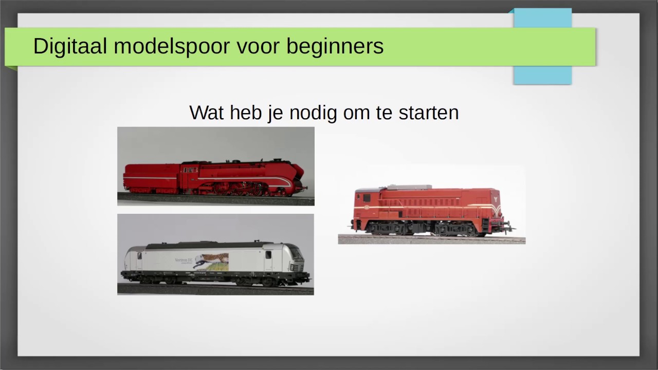 Digitaal modelspoor voor beginners deel 1 - Introductie