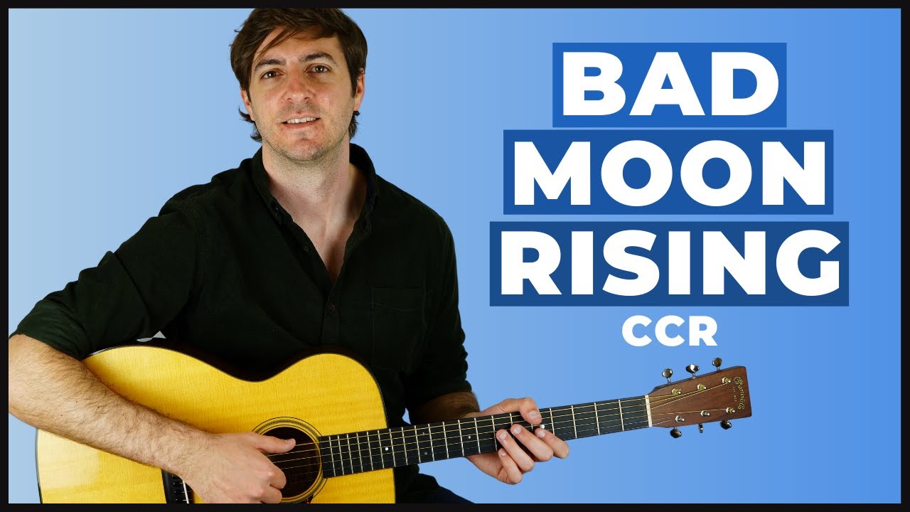 Bad Moon Rising (CCR) - Fingerstyle Guitar Lesson