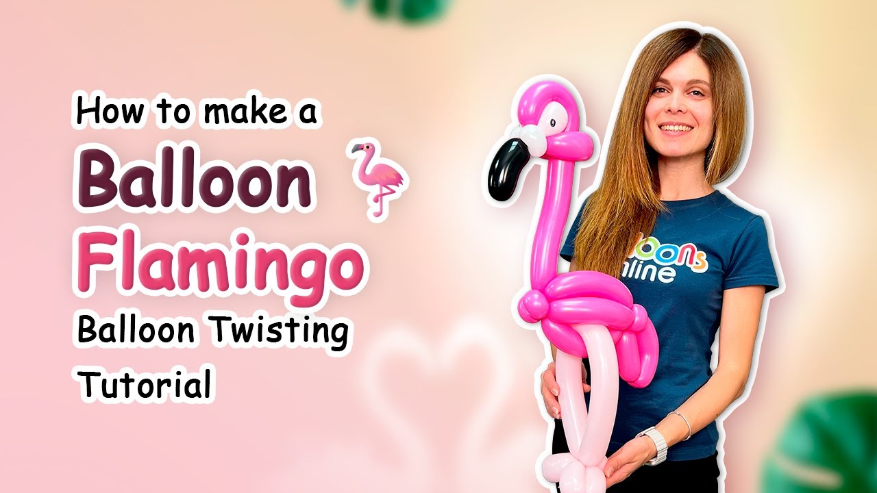 How to make Balloon 🦩 Flamingo | Balloon Twisting Tutorial