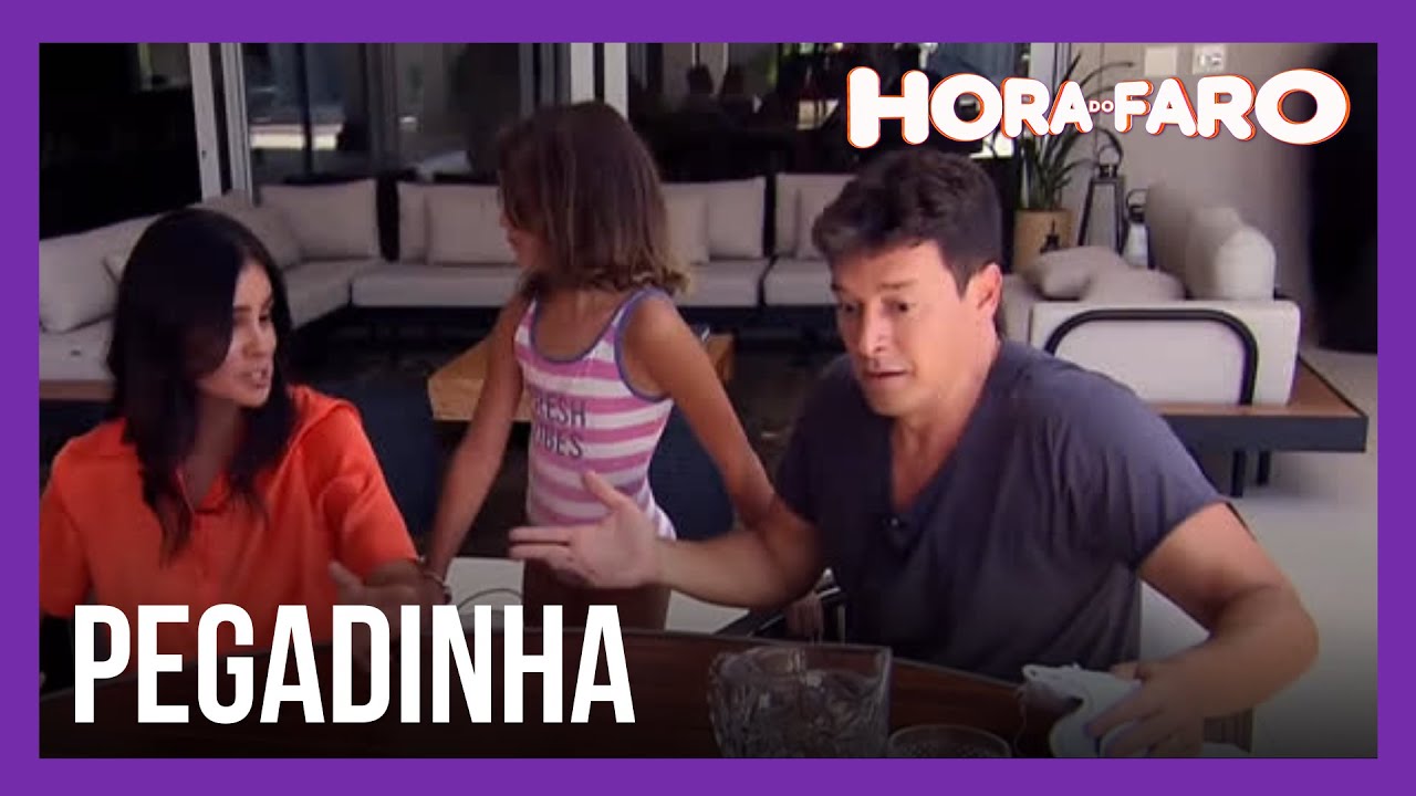 Faro finge brigar com Vera Viel durante entrevista com Tierry e Gabi