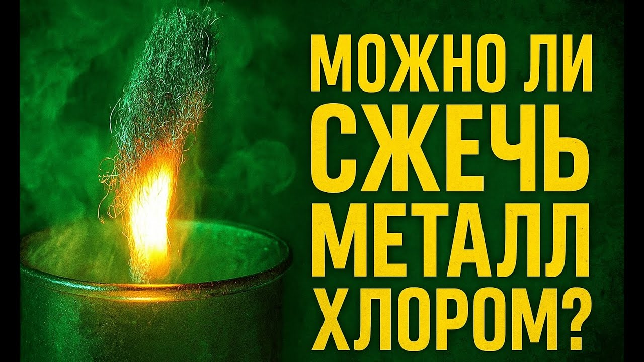 МОЖНО ЛИ СЖЕЧЬ МЕТАЛЛ ХЛОРОМ?!