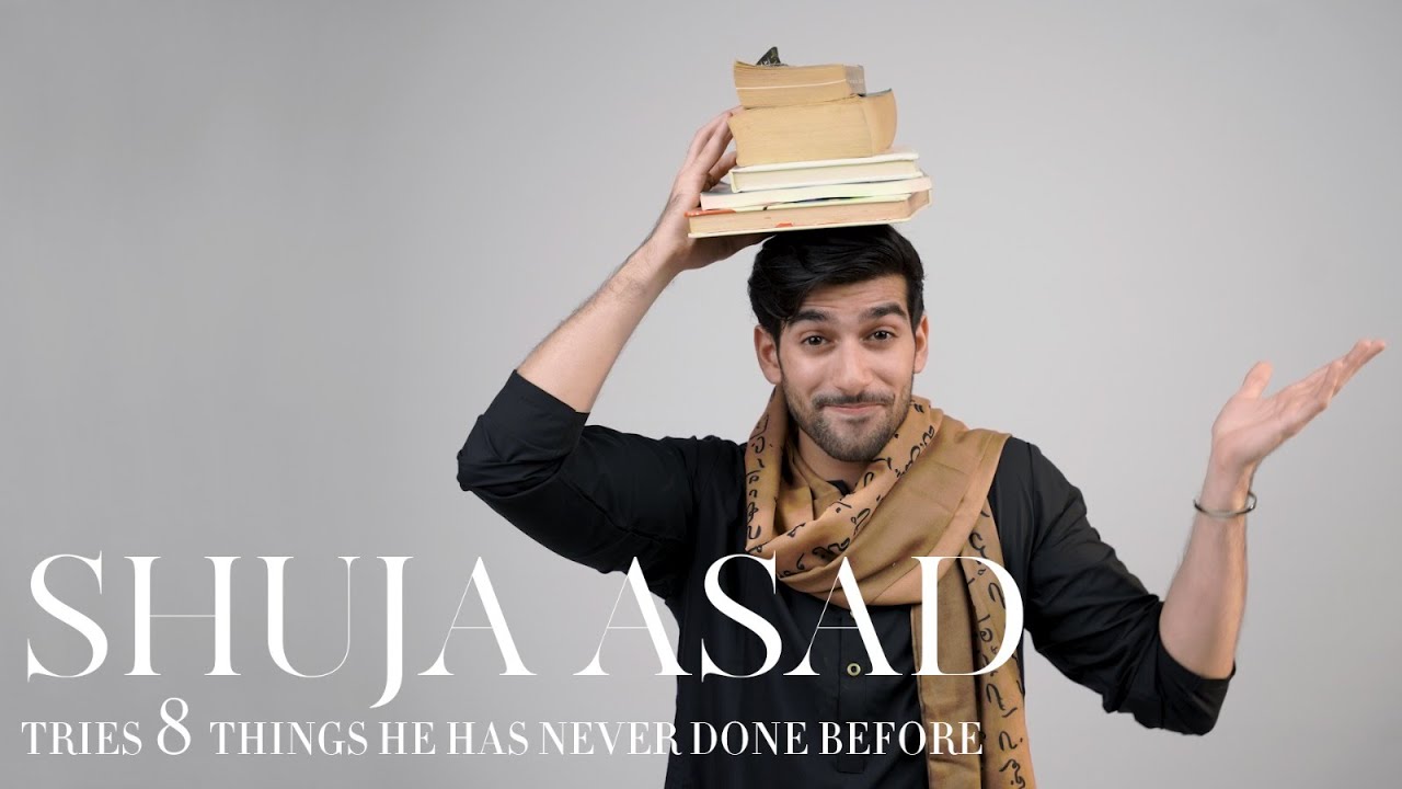 Khaie Star Shuja Asad Tries 8 Things He's Never Done Before | Mashion
