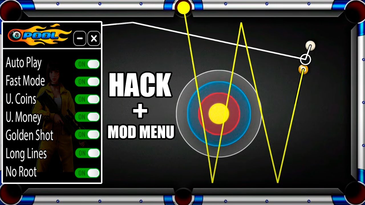 🎱 HACK + MOD MENÚ 2025 | 8 Ball Pool para iOS y Android