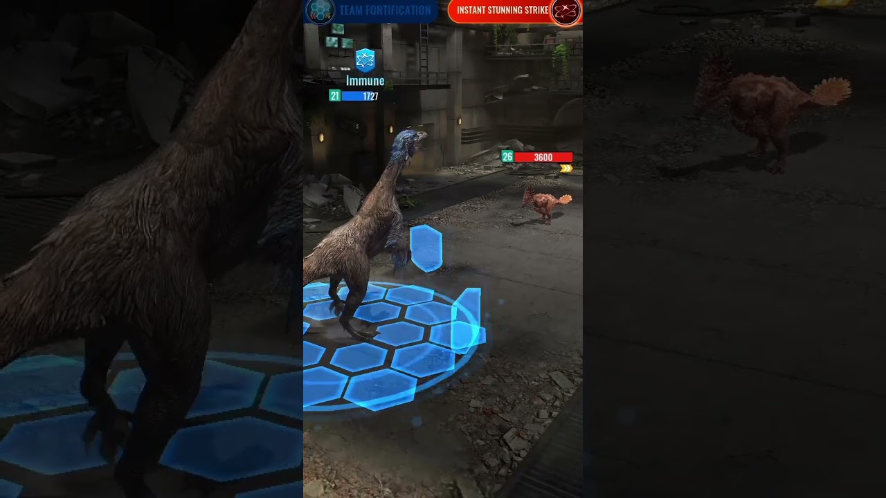 segnotherisaurus's triple wild strike is awesome 👍😎-jurassic world alive