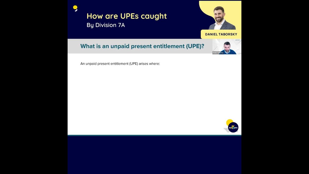 How are UPEs caught by Division 7A?