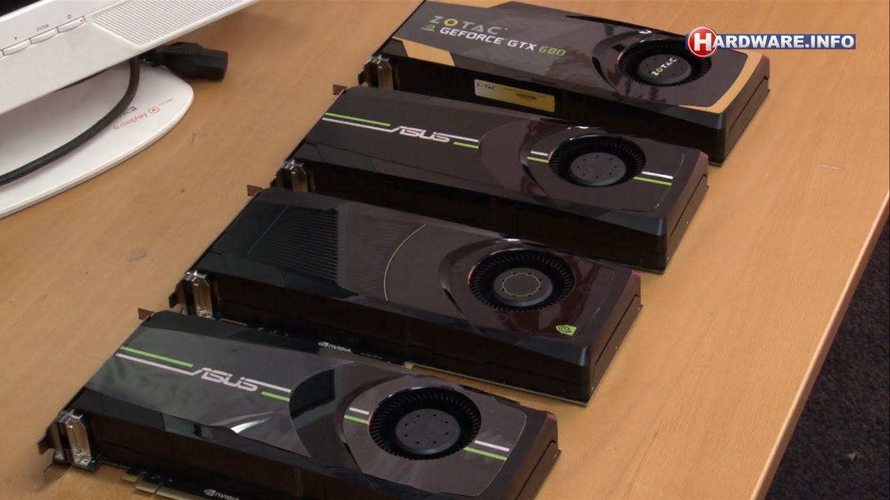 nVidia GeForce GTX 680 Quad SLI demo