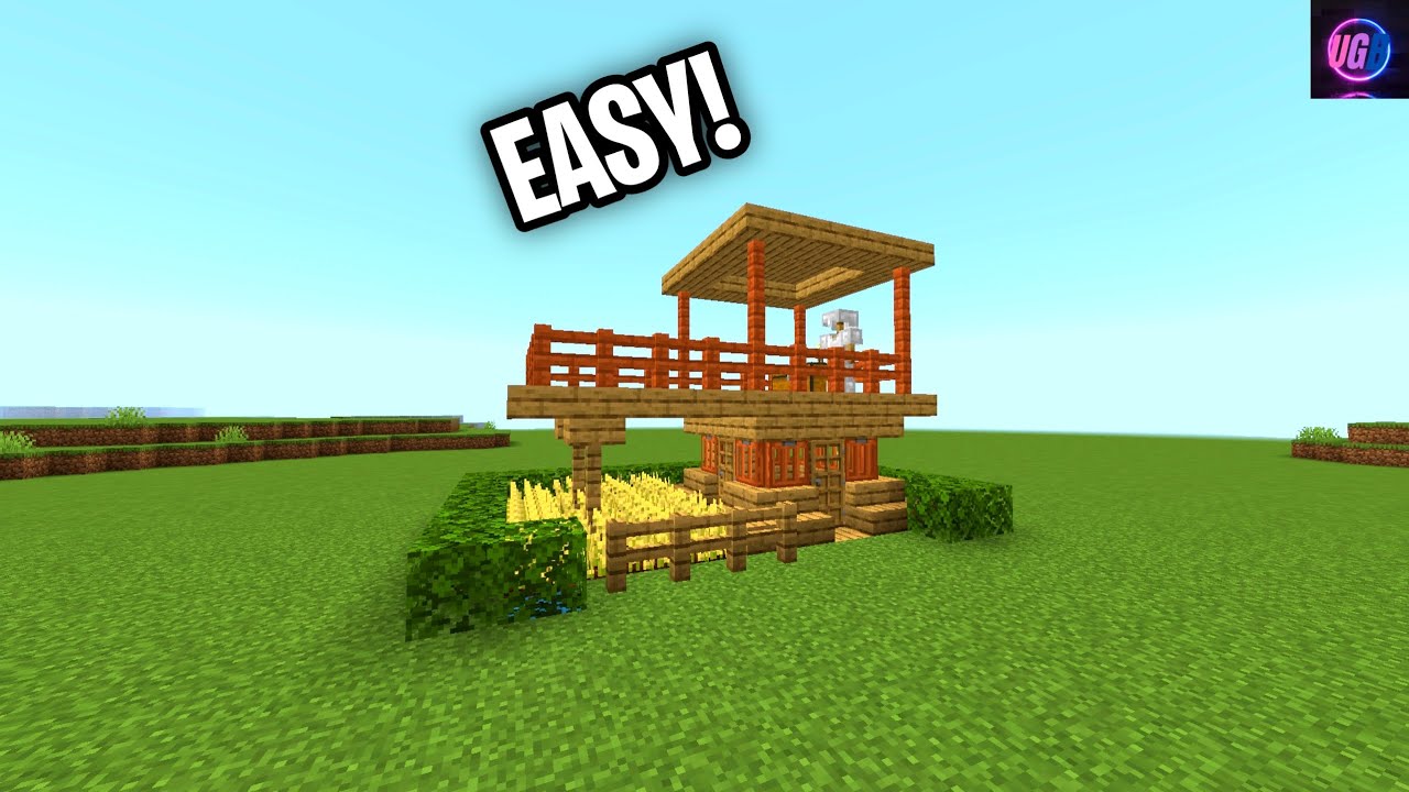 Minecraft Starter House Tutorial (EASY!)