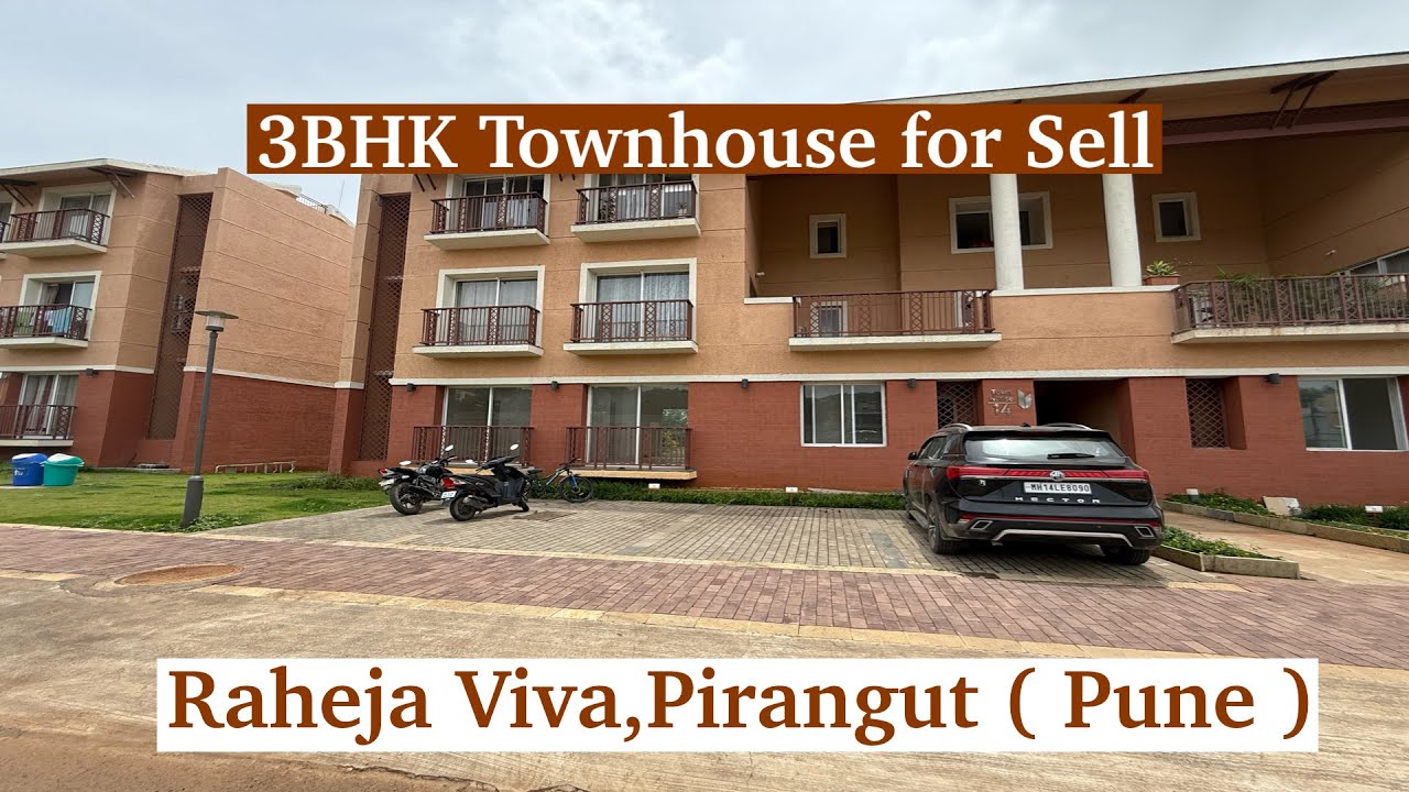 🏡 3BHK Townhouse for Sale in Raheja Viva, Pirangut Pune | Luxury Villa Living 🌿 | 7620459759