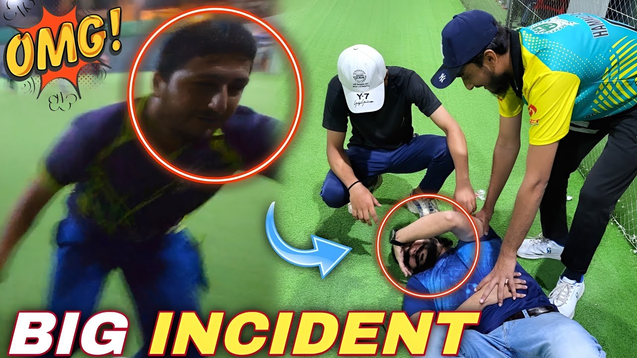 Dangerous Collision 😱 Runner Hits Me Hard 🥶| Indoor Cricket Match