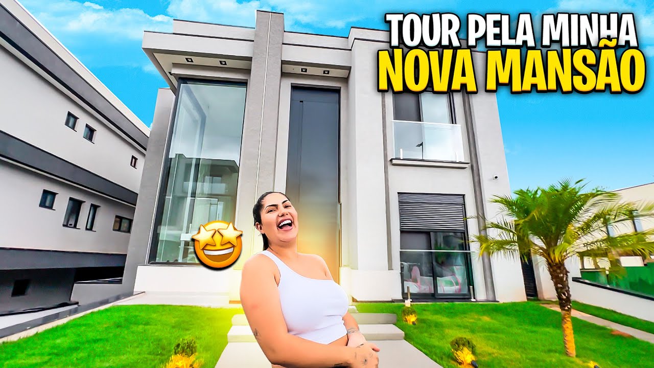 TOUR COMPLETO PELA MINHA MANSÃO 🤩