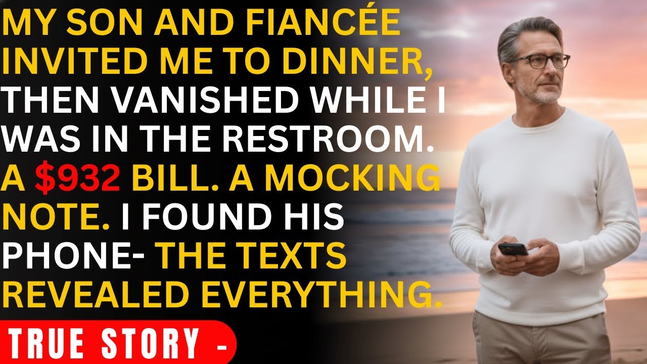 My Son and His Fiancée Left Me With a $932 Bill — When I Checked His Phone, I Exposed Their Plan...