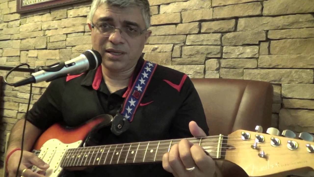 Mere Bhigi Bhigi Si (M: R.D Burman S: Kishore Kumar) Guitar Cover and Chords lesson by Suresh