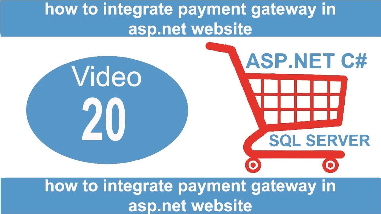 how to integrate payment gateway in asp.net website