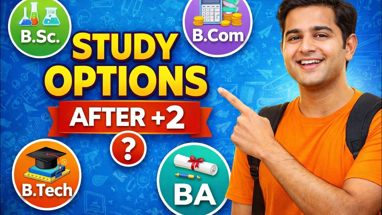 Study Option After +2 | B.sc, B.com, B.Tech, BA | सही Course कैसे चुनें? | LIVE DISCUSSION FOR STUDY